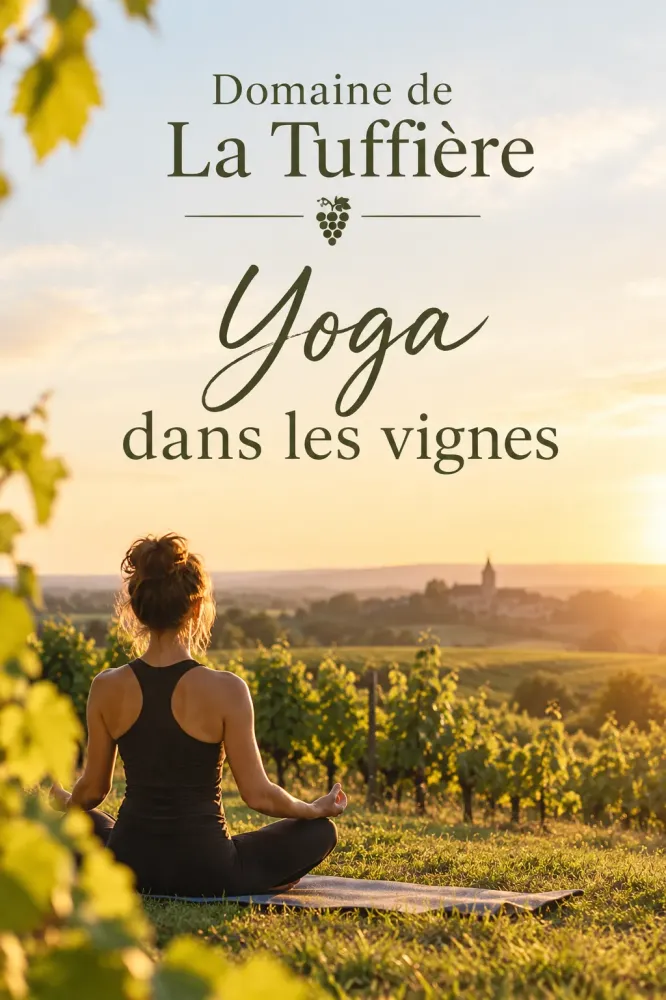 Yoga dans les vignes